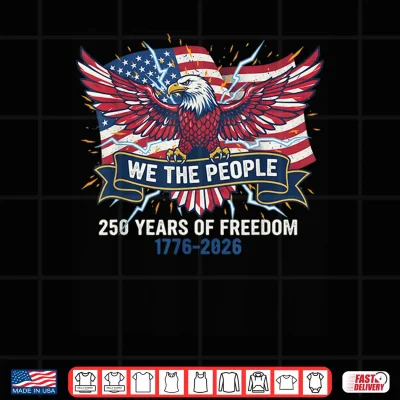 Design 250th Anniversary USA Floral 4th of July Patriotic 250 Years Shirt
