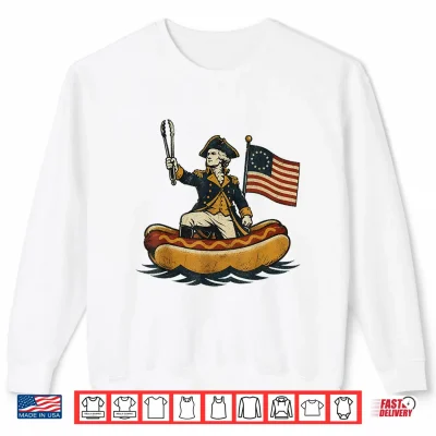 Delaware Dog Funny George Washington Hotdog Patriotic Shirt 2 Sweatshirt Delaware Dog Funny George Washington Hotdog Patriotic Shirt