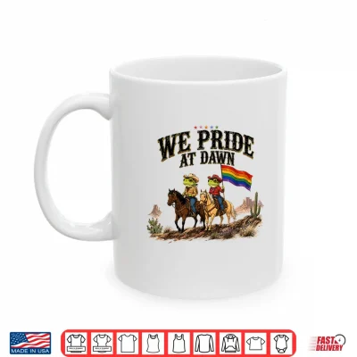 Funny Frog We Pride At Dawn Lesbian Pride Western Lgbtq Shirt 3 Mug Funny Frog We Pride At Dawn Lesbian Pride Western LGBTQ Shirt
