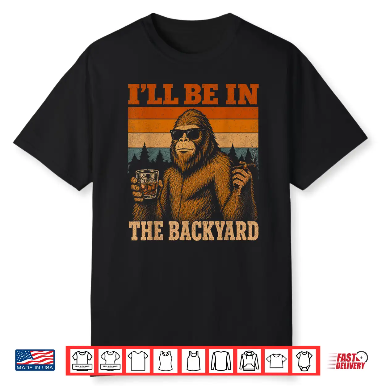 I’Ll Be In The Backyard Cigar And Bourbon Funny Fathers Day Shirt I’Ll Be In The Backyard Cigar And Bourbon Funny Fathers Day Shirt