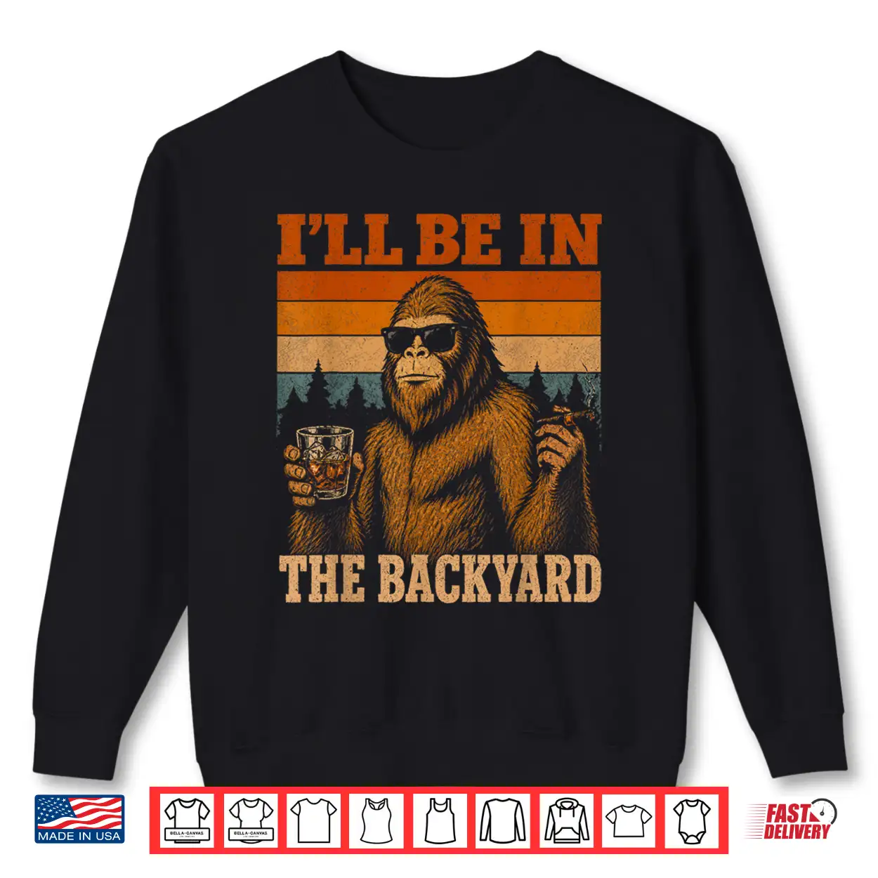 I’Ll Be In The Backyard Cigar And Bourbon Funny Fathers Day Shirt I’Ll Be In The Backyard Cigar And Bourbon Funny Fathers Day Shirt