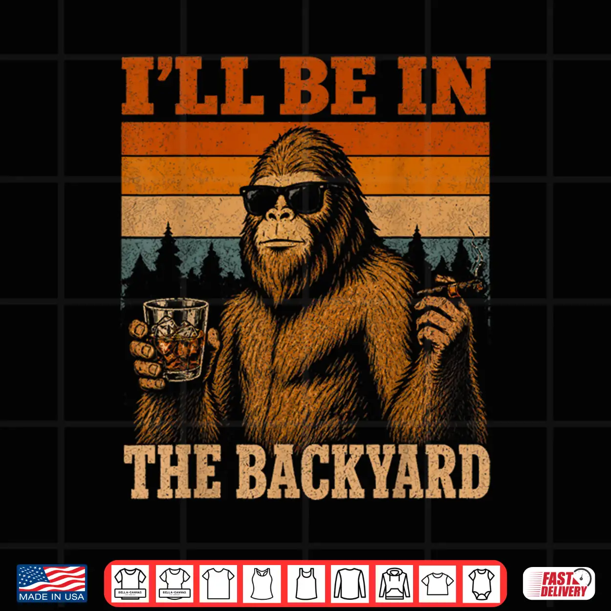 I’Ll Be In The Backyard Cigar And Bourbon Funny Fathers Day Shirt I’Ll Be In The Backyard Cigar And Bourbon Funny Fathers Day Shirt