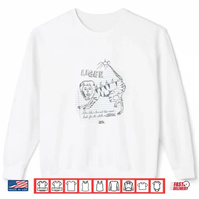 Sweatshirt Napoleon Dynamite Liger Magic Notebook Drizzle Sketch Shirt