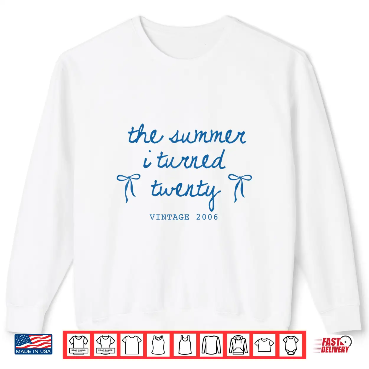 Summer I Turned 20 Vintage 2006 Cute Bow 20Th Birthday Girl Shirt Summer I Turned 20 Vintage 2006 Cute Bow 20Th Birthday Girl Shirt
