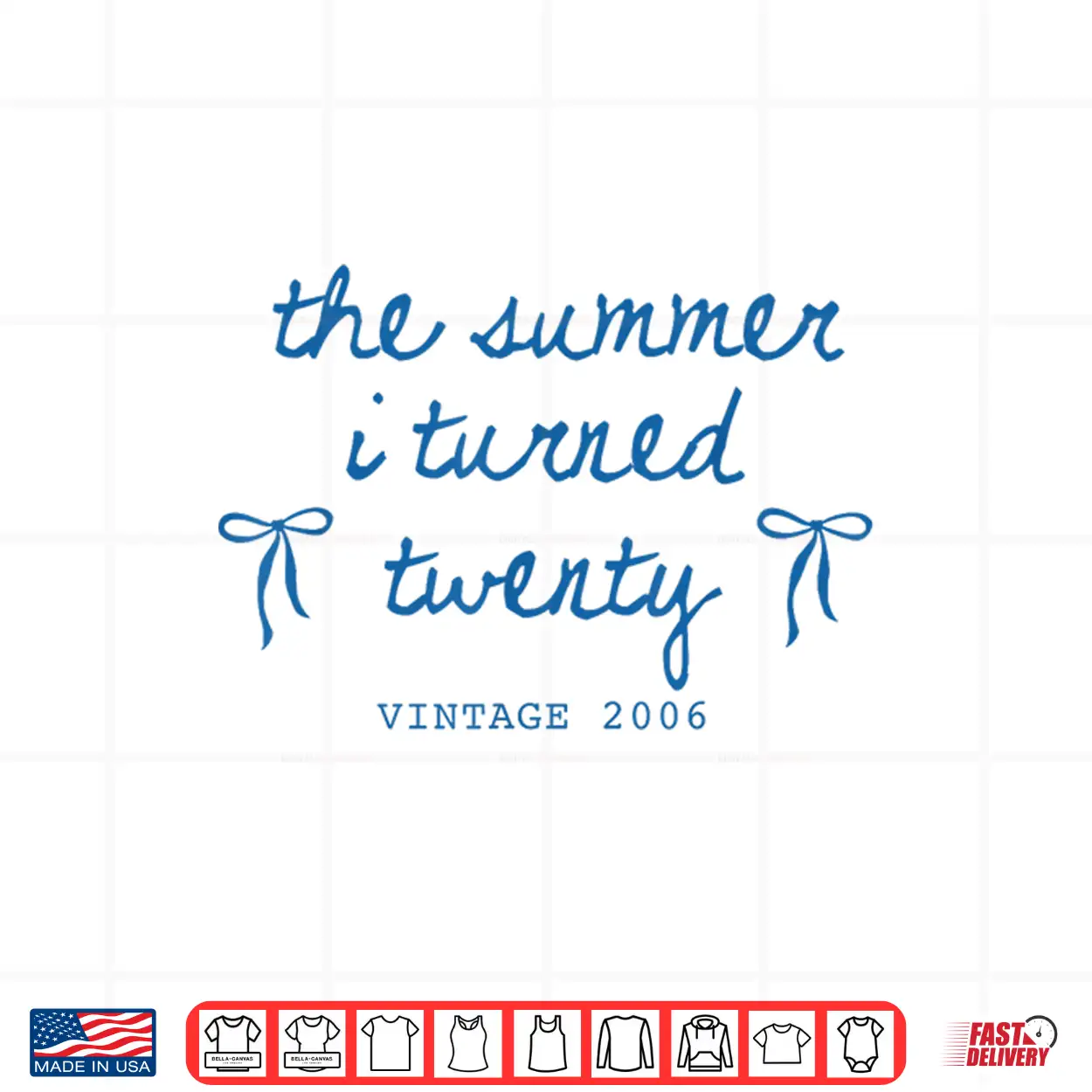 Summer I Turned 20 Vintage 2006 Cute Bow 20Th Birthday Girl Shirt Summer I Turned 20 Vintage 2006 Cute Bow 20Th Birthday Girl Shirt