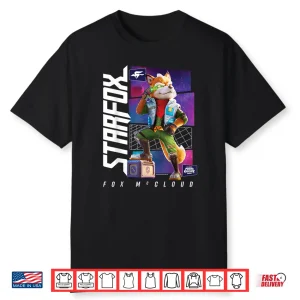 The Super Mario Galaxy Movie Fox Mccloud Hero Pose Shirt
