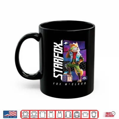 Mug The Super Mario Galaxy Movie Fox McCloud Hero Pose Shirt