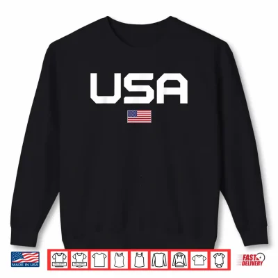 American Flag Cool Patriotic Men Women 4Th Of July Usa Shirt 2 Sweatshirt American Flag Cool Patriotic Men Women 4th of July USA Shirt