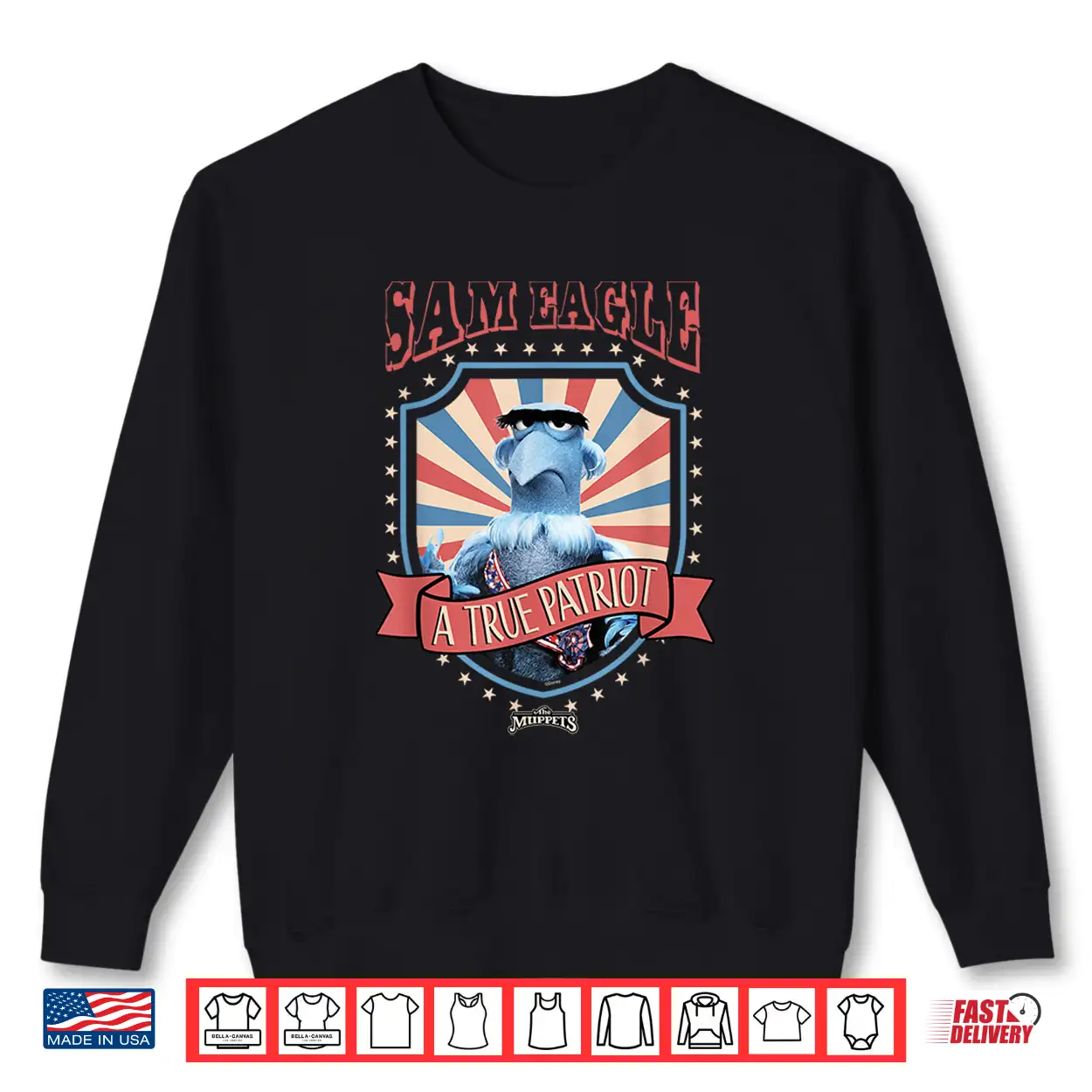 Disney The Muppets 4Th Of July Sam Eagle Americana Shirt Disney The Muppets 4Th Of July Sam Eagle Americana Shirt