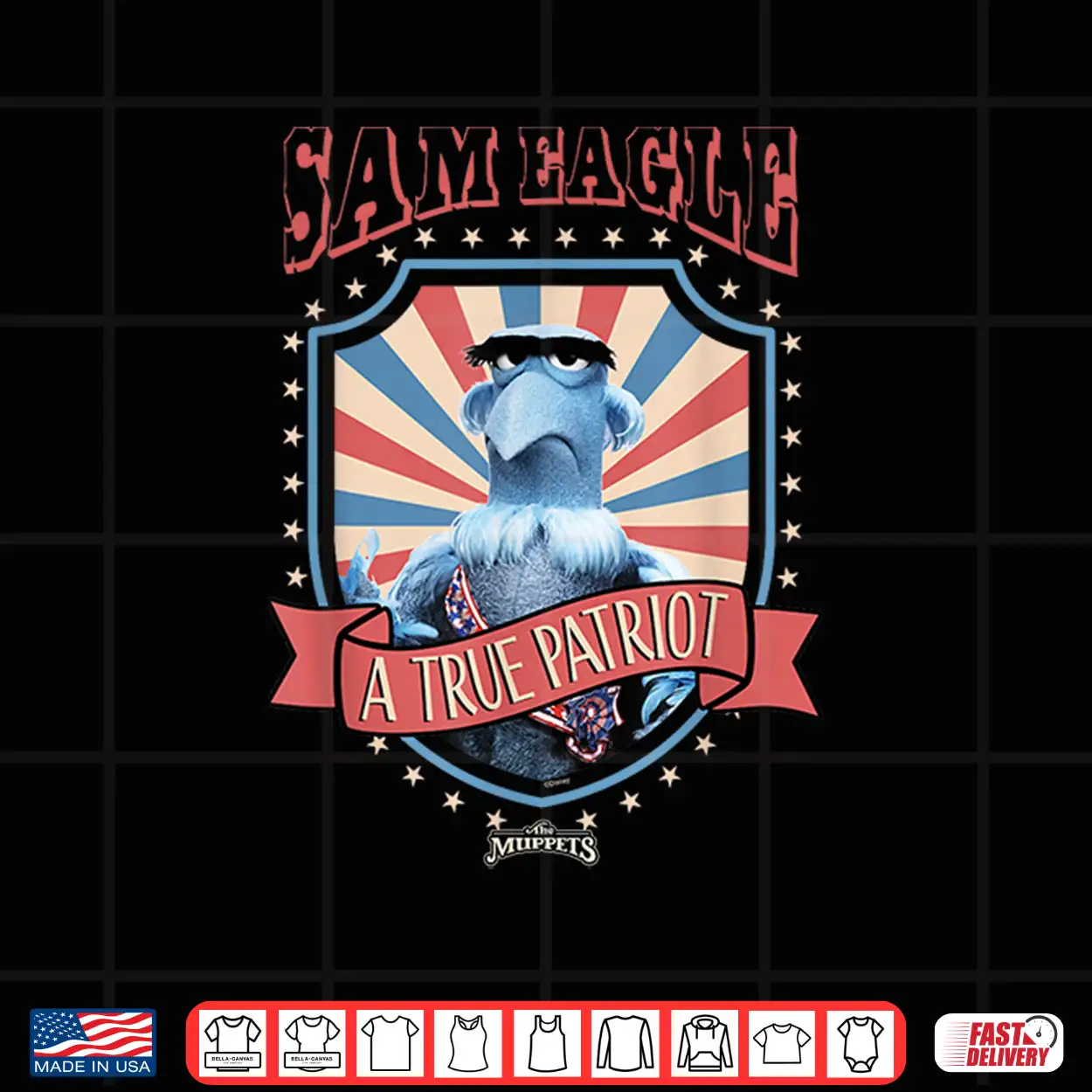Disney The Muppets 4Th Of July Sam Eagle Americana Shirt Disney The Muppets 4Th Of July Sam Eagle Americana Shirt