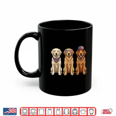 Golden Retriever 4Th Of July Us American Flag Dog Patriotic Shirt 3 Mug Golden Retriever 4th of July US American Flag Dog Patriotic Shirt