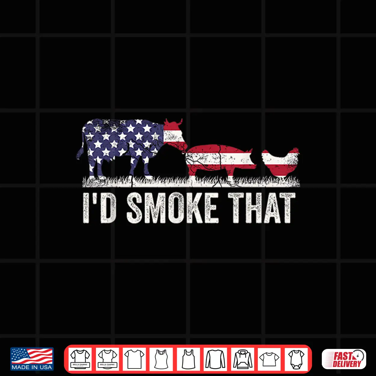 I’D Smoke That Patriotic Bbq American Flag 4Th Of July Men Shirt I’D Smoke That Patriotic Bbq American Flag 4Th Of July Men Shirt