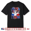 Chicka Boom Boom Funny Chicken Patriotic 4Th Of July Shirt