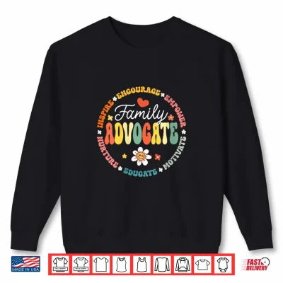 Family Advocate Appreciation Week Back To School Pto Shirt 2 Sweatshirt Family Advocate Appreciation Week Back to School PTO Shirt