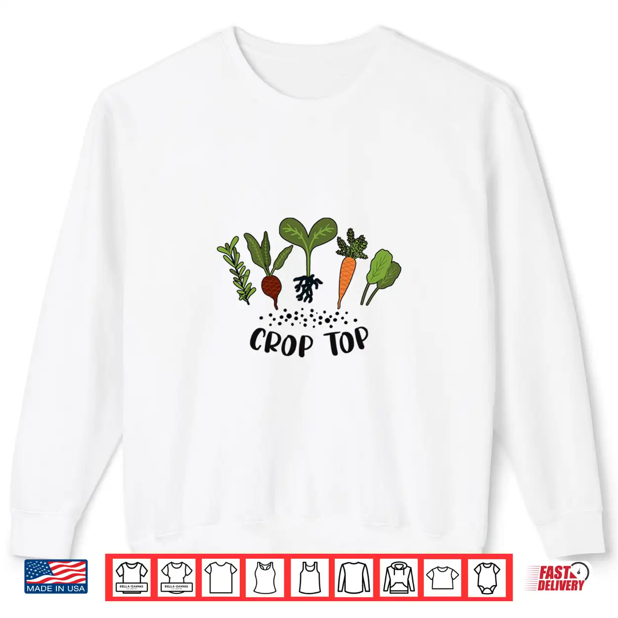 Funny Gardening Crop Top Vegetables Home Gardener Shirt Funny Gardening Crop Top Vegetables Home Gardener Shirt