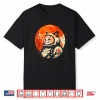 Lucky Space Cat Astronaut Japanese Kanji Cosmic Shirt