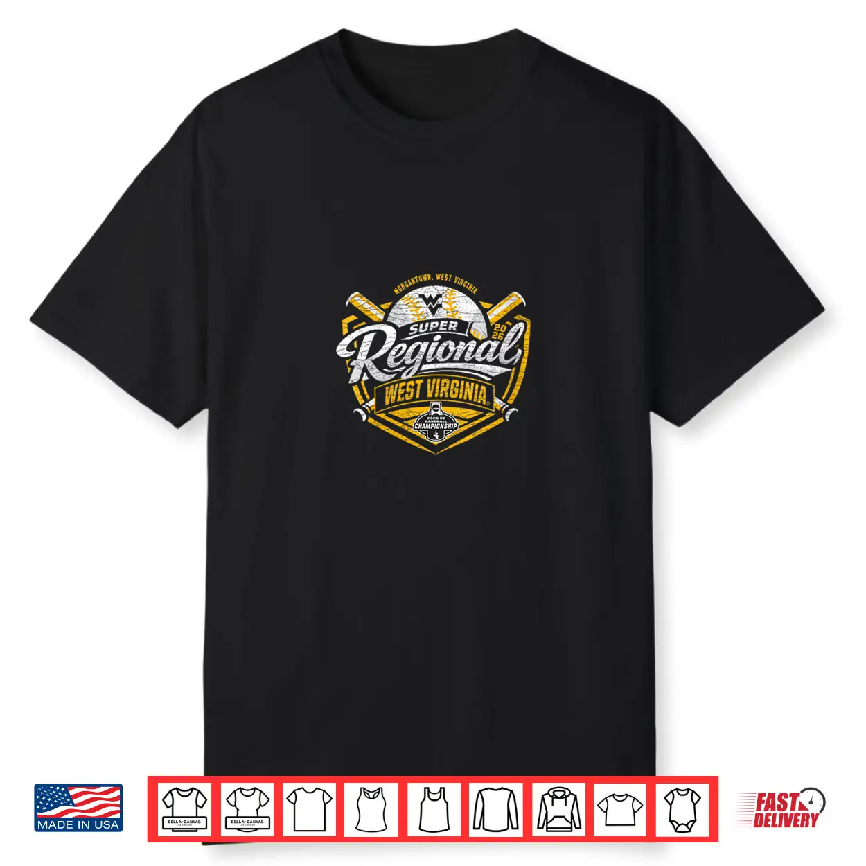 West Virginia Mountaineers Super Regionals Baseball 2026 Cws Shirt West Virginia Mountaineers Super Regionals Baseball 2026 Cws Shirt