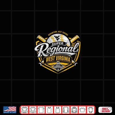 West Virginia Mountaineers Super Regionals Baseball 2026 Cws Shirt 4 Design West Virginia Mountaineers Super Regionals Baseball 2026 CWS Shirt