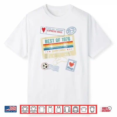 50Th Birthday Celebration Vintage Soccer Fan Retro 80S Shirt