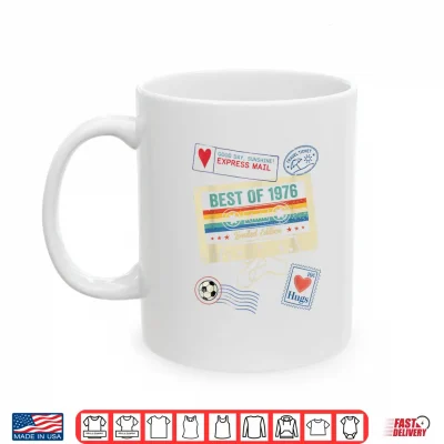Mug 50th Birthday Celebration Vintage Soccer Fan Retro 80s Shirt