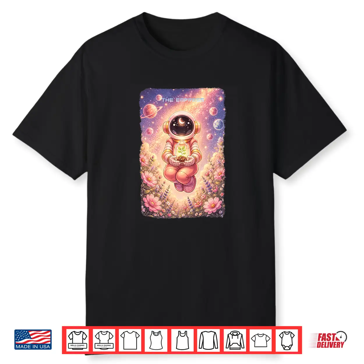 Astronaut Tarot The Empress Cosmic Space Design Premium Tri Blend Shirt Astronaut Tarot The Empress Cosmic Space Design Premium Tri Blend Shirt