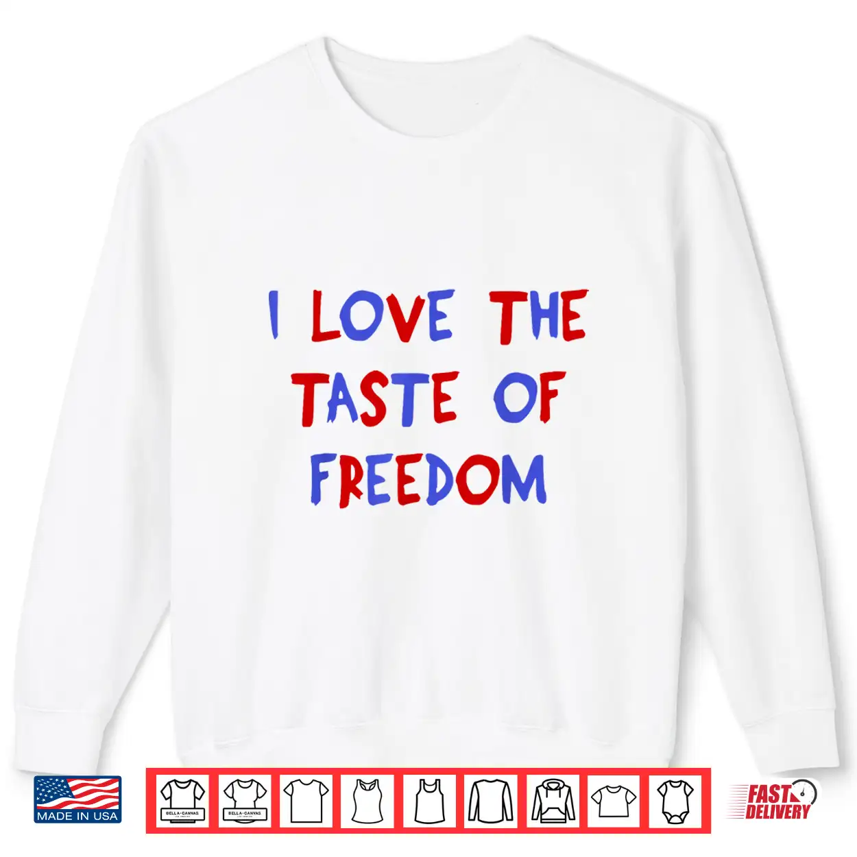 I Love The Taste Of Freedom Matching Fourth Of July Couple Shirt I Love The Taste Of Freedom Matching Fourth Of July Couple Shirt