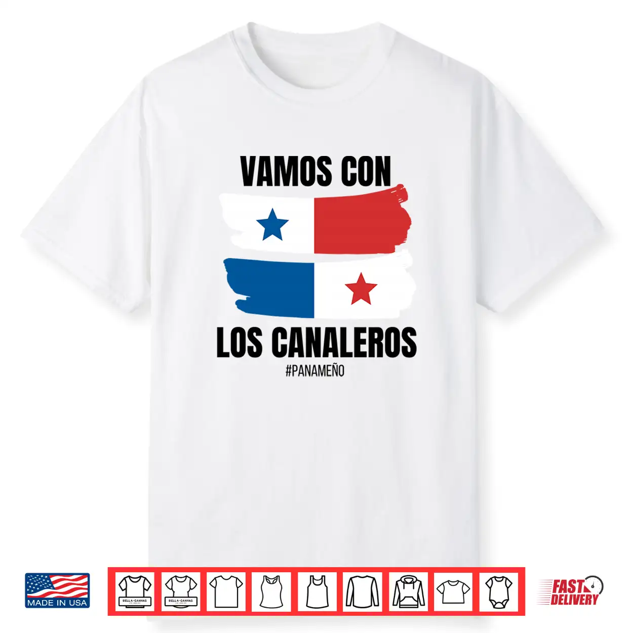 Panama Vamos Con Los Canaleros Futbol Soccer Shirt Panama Vamos Con Los Canaleros Futbol Soccer Shirt