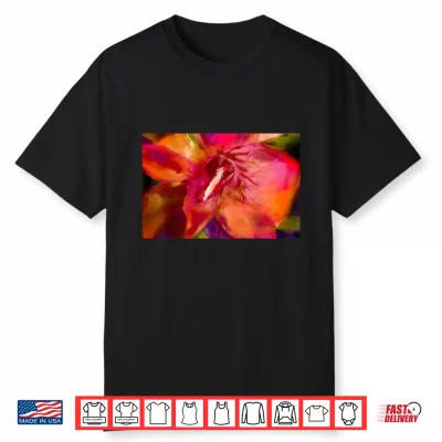 Pink Floral Digital Design By Laura L. Leatherwood Shirt