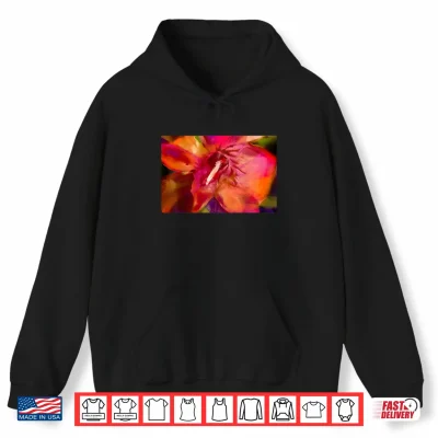Hoodie Pink Floral Digital Design by Laura L. Leatherwood Shirt