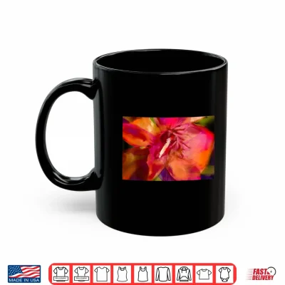 Mug Pink Floral Digital Design by Laura L. Leatherwood Shirt