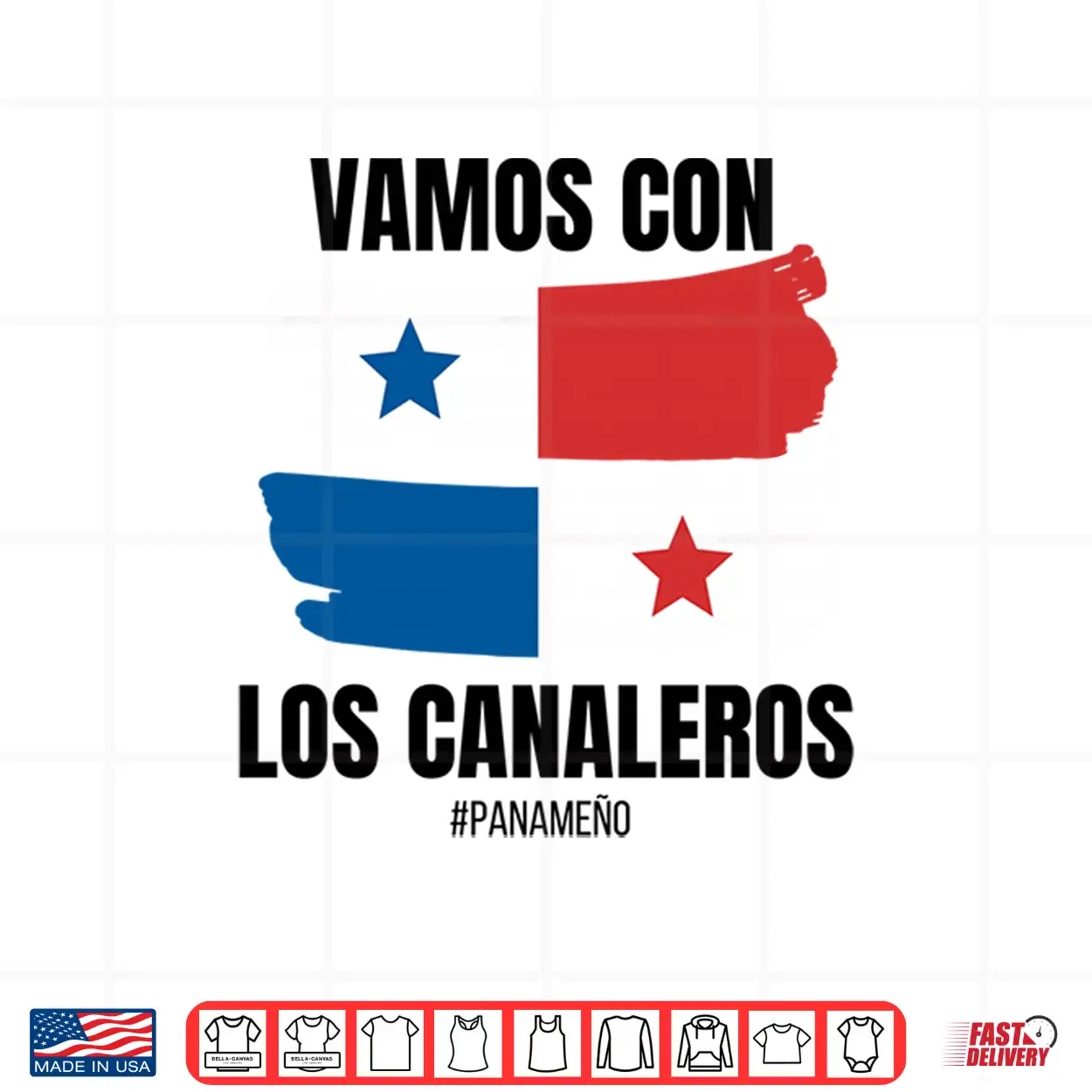 Panama Vamos Con Los Canaleros Futbol Soccer Shirt Panama Vamos Con Los Canaleros Futbol Soccer Shirt