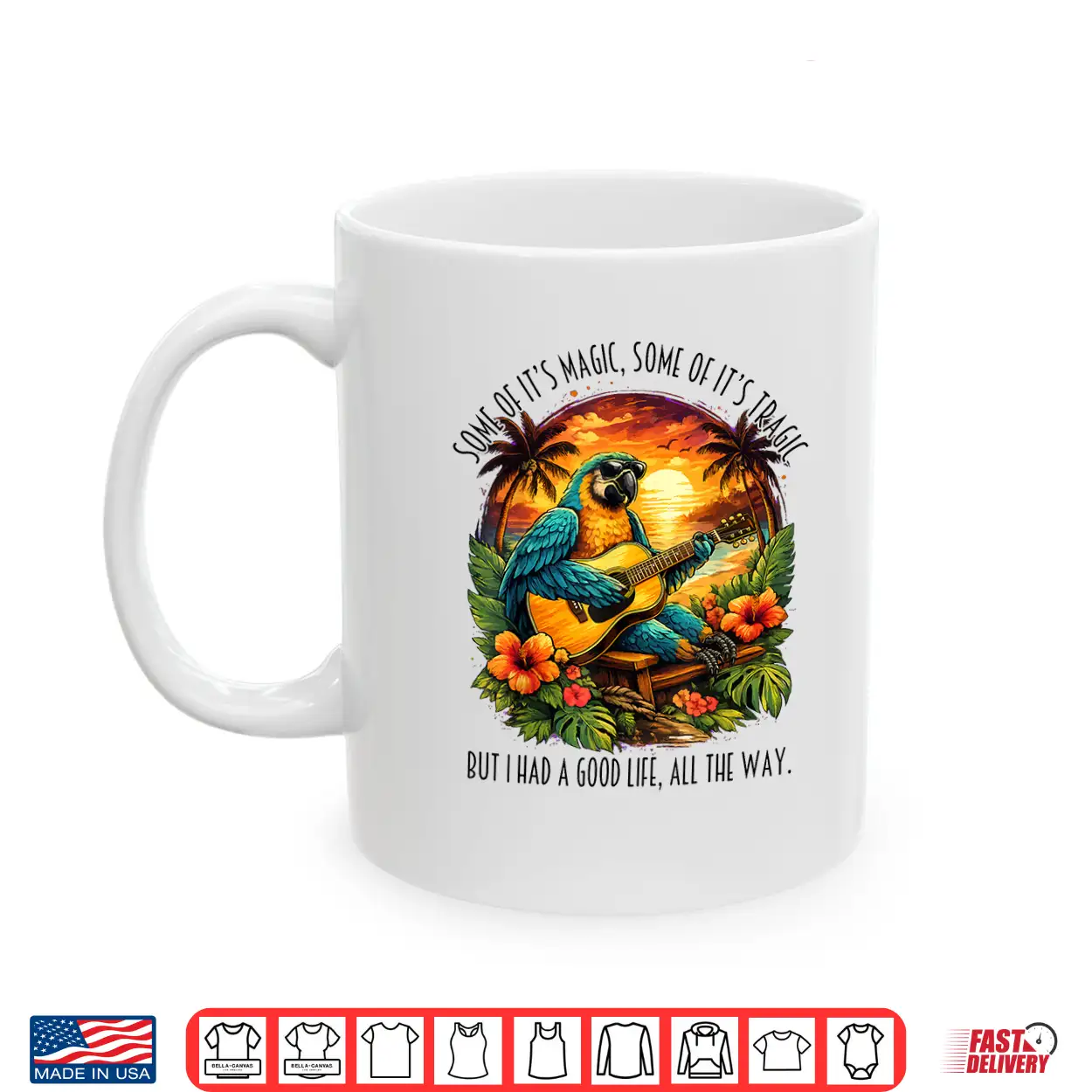 Some Of It’S Magic Some Of It’S Tragic Funny Parrot Lover Shirt Some Of It’S Magic Some Of It’S Tragic Funny Parrot Lover Shirt