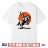 Cowboy Riding Horse Retro Sun Western Wild West Shirt