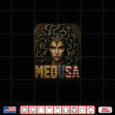 Design Medusa USA Patriotic Premium Tri Blend Shirt