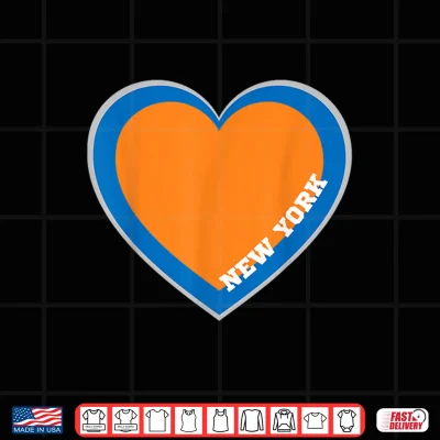 Design New York Heart Shirt NYC Love State Pride I Love New York Shirt