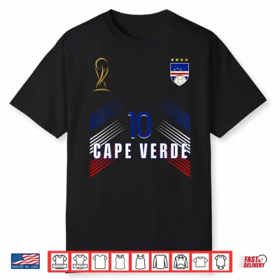Retro Cape Verde Flag Cape Verdean Pride Lovers Shirt