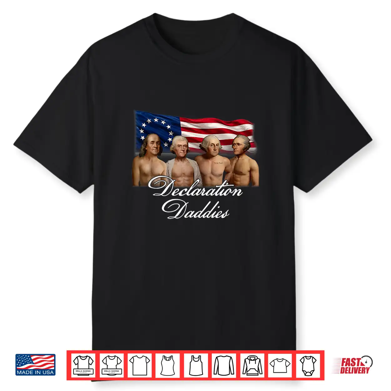 1776 America Declaration Daddies Joke Shirt 1776 America Declaration Daddies Joke Shirt