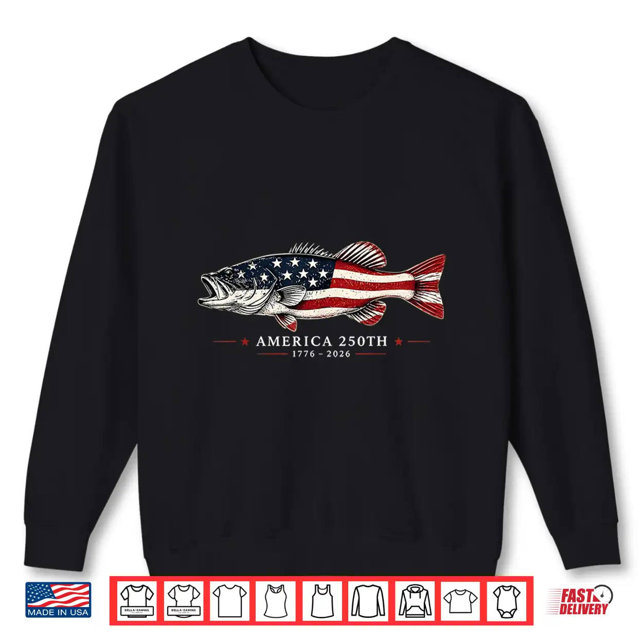 250 Years America 1776 2026 Fishing Usa Flag 250Th Birthday Shirt 250 Years America 1776 2026 Fishing Usa Flag 250Th Birthday Shirt