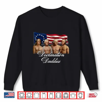 1776 America Declaration Daddies Joke Shirt 2 Sweatshirt 1776 America Declaration Daddies Joke Shirt