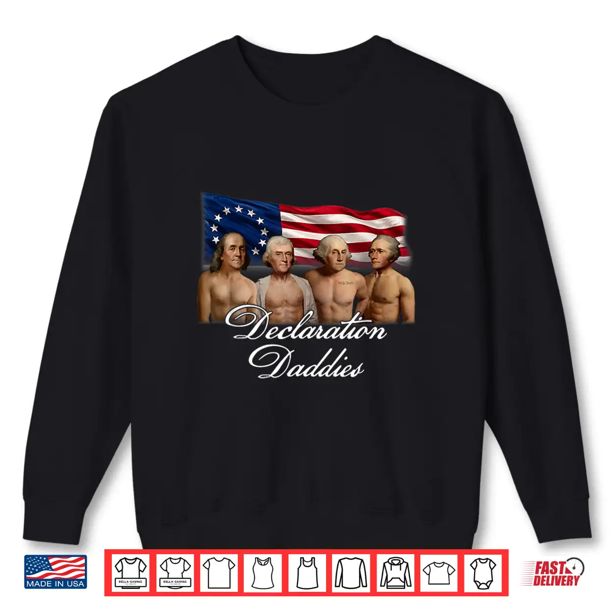 1776 America Declaration Daddies Joke Shirt 1776 America Declaration Daddies Joke Shirt