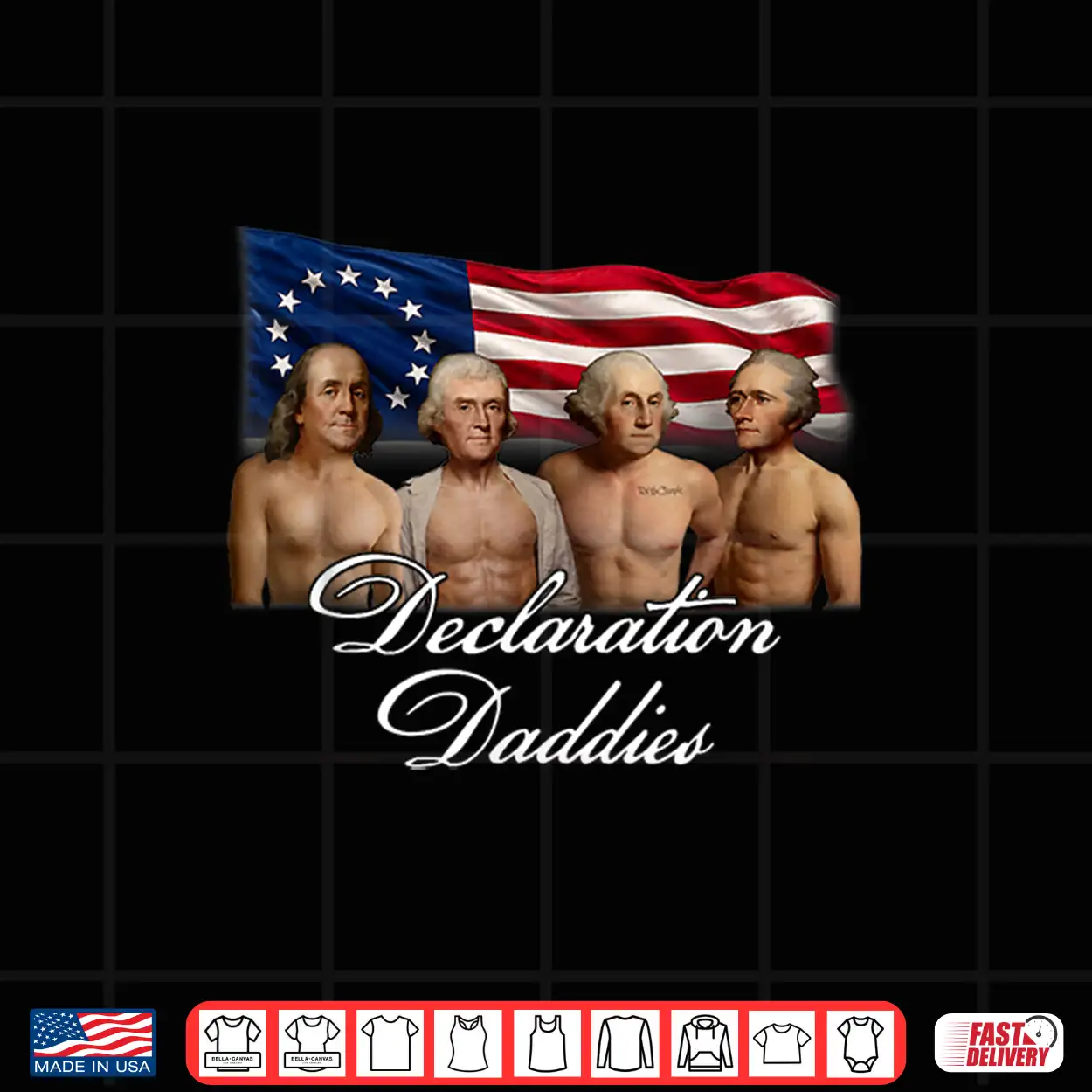 1776 America Declaration Daddies Joke Shirt 1776 America Declaration Daddies Joke Shirt