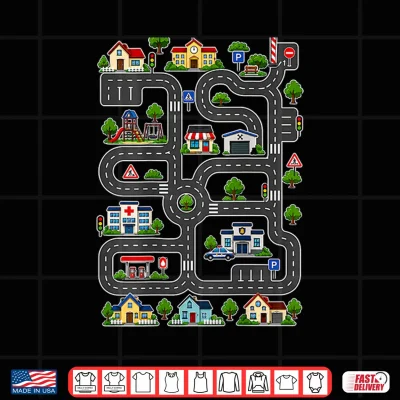 Design Car Race Track On Dad Fathers Day Tired Dads Club Shirt