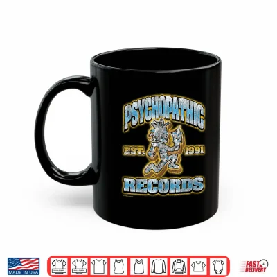 Icp Psychopathic Records Diamond Hatchetman 1991 Music Shirt 3 Mug ICP Psychopathic Records Diamond Hatchetman 1991 Music Shirt