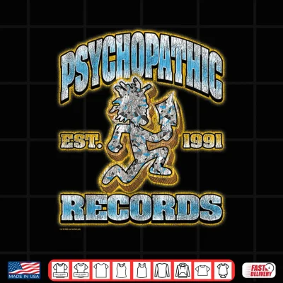 Icp Psychopathic Records Diamond Hatchetman 1991 Music Shirt 4 Design ICP Psychopathic Records Diamond Hatchetman 1991 Music Shirt