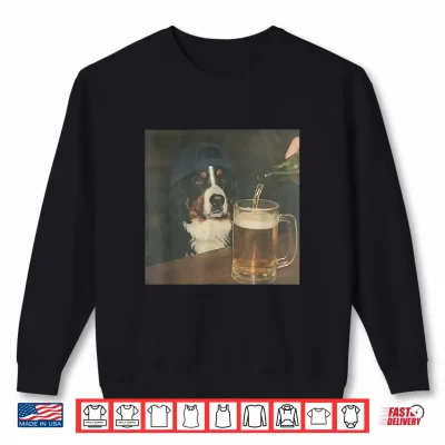 Bernese Mountain Dog Drinking Beer Shirt 2 Sweatshirt Bernese Mountain Dog Drinking Beer Shirt