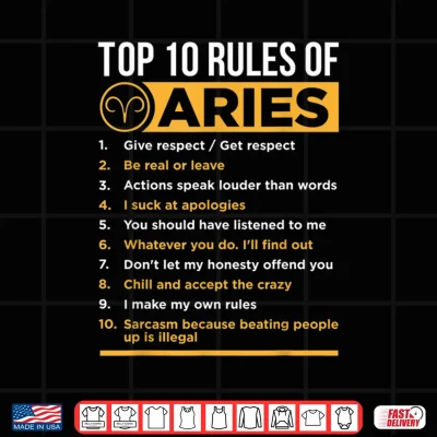 Aries Traits Facts Horoscope Zodiac Astrological Sign Gift Shirt 4 Design Aries Traits Facts Horoscope Zodiac Astrological Sign Gift Shirt