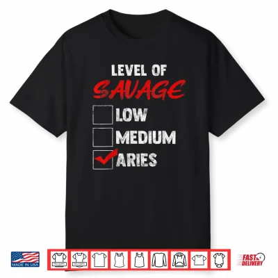 Aries Zodiac Birthday Gift Bday Celebrants Shirt
