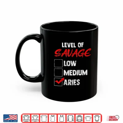 Mug Aries Zodiac Birthday Gift bday celebrants Shirt