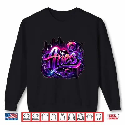 Sweatshirt Aries Zodiac Sign Astrology Shirt Aries Birthday Shirt