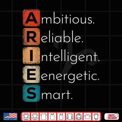 Design Aries Zodiac Sign Men Women Kids Aries March April Birthday Shirt